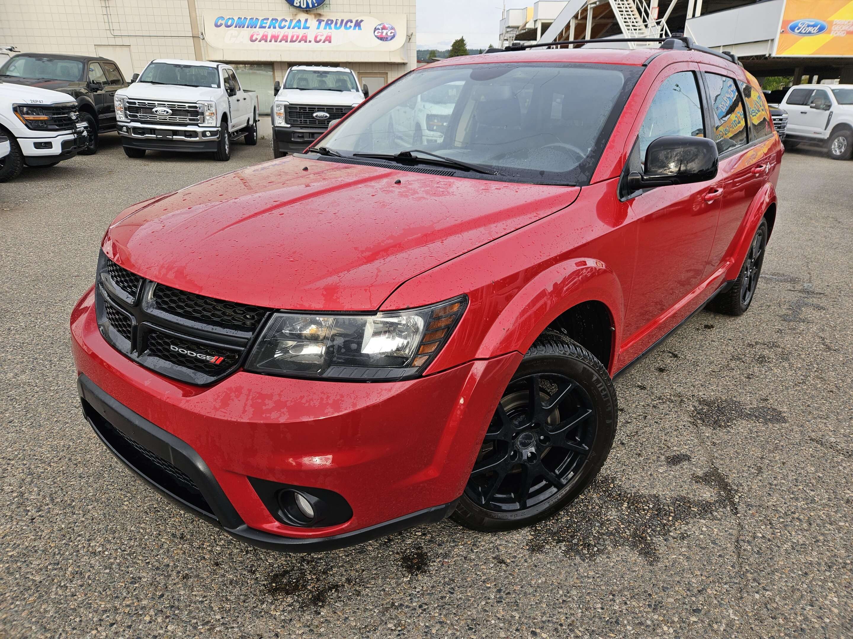 Red 2015 Dodge Journey SUV / Crossover Front-Wheel Drive Automatic