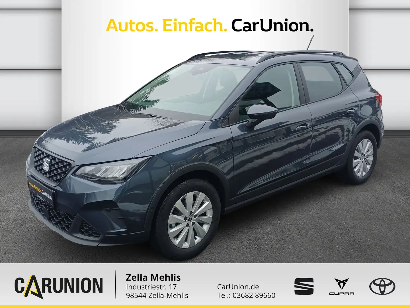 SEAT Arona Road Ed. 1.0 TSI 116 PS DSG AHZV+NAVI+KAM Grau - 1