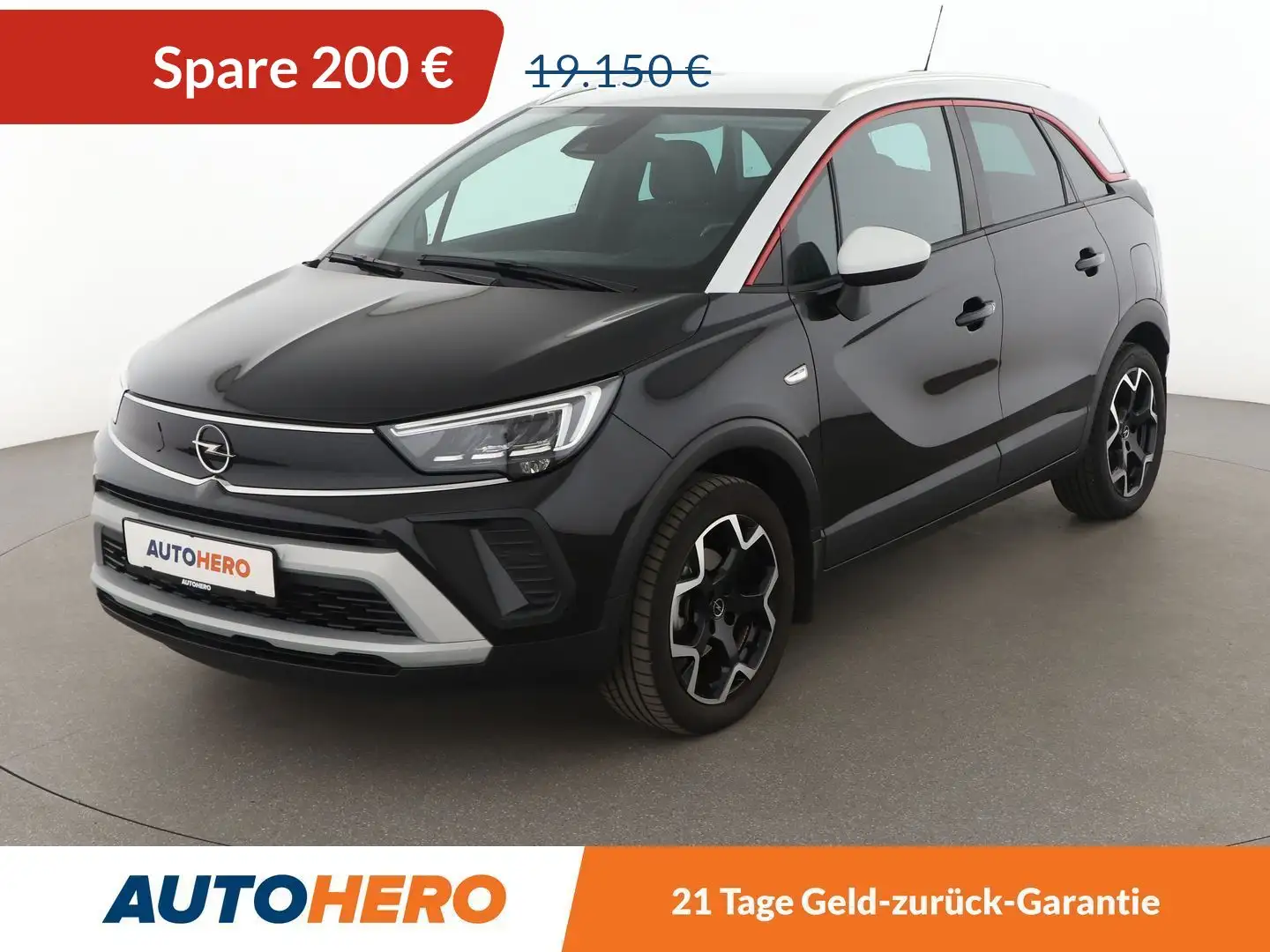Opel Crossland X 1.2 Turbo GS Line Aut.*NAVI*LED*PDC*SHZ*SPUR* Schwarz - 1