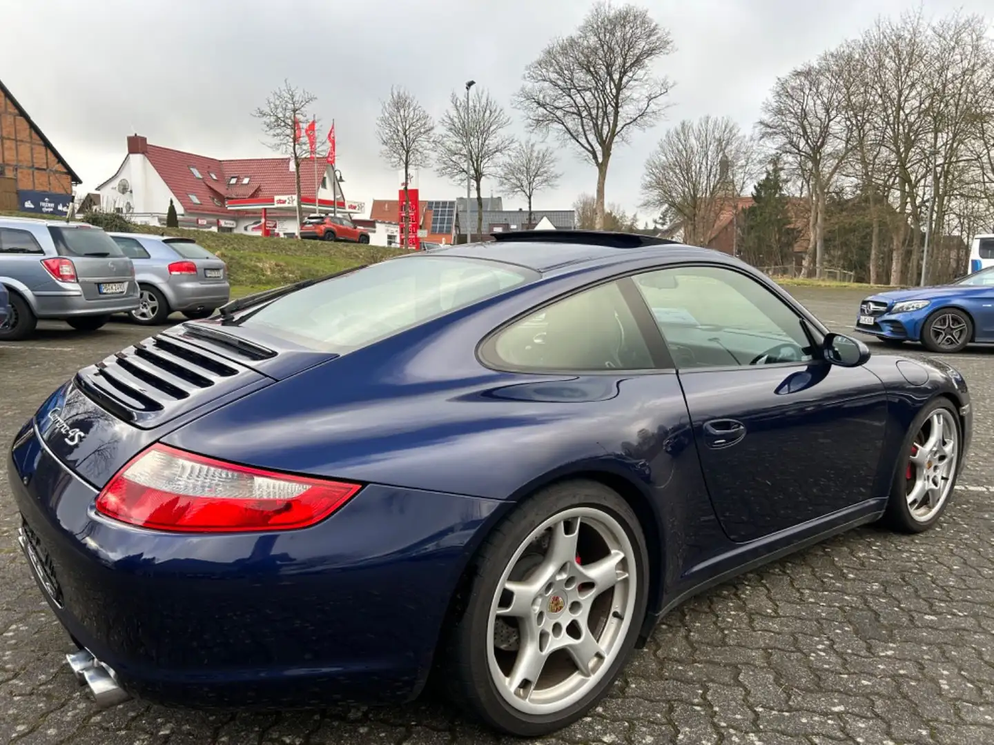 Porsche 997 Carrera 4S Schalter/Motor generalüberholt Синій - 2