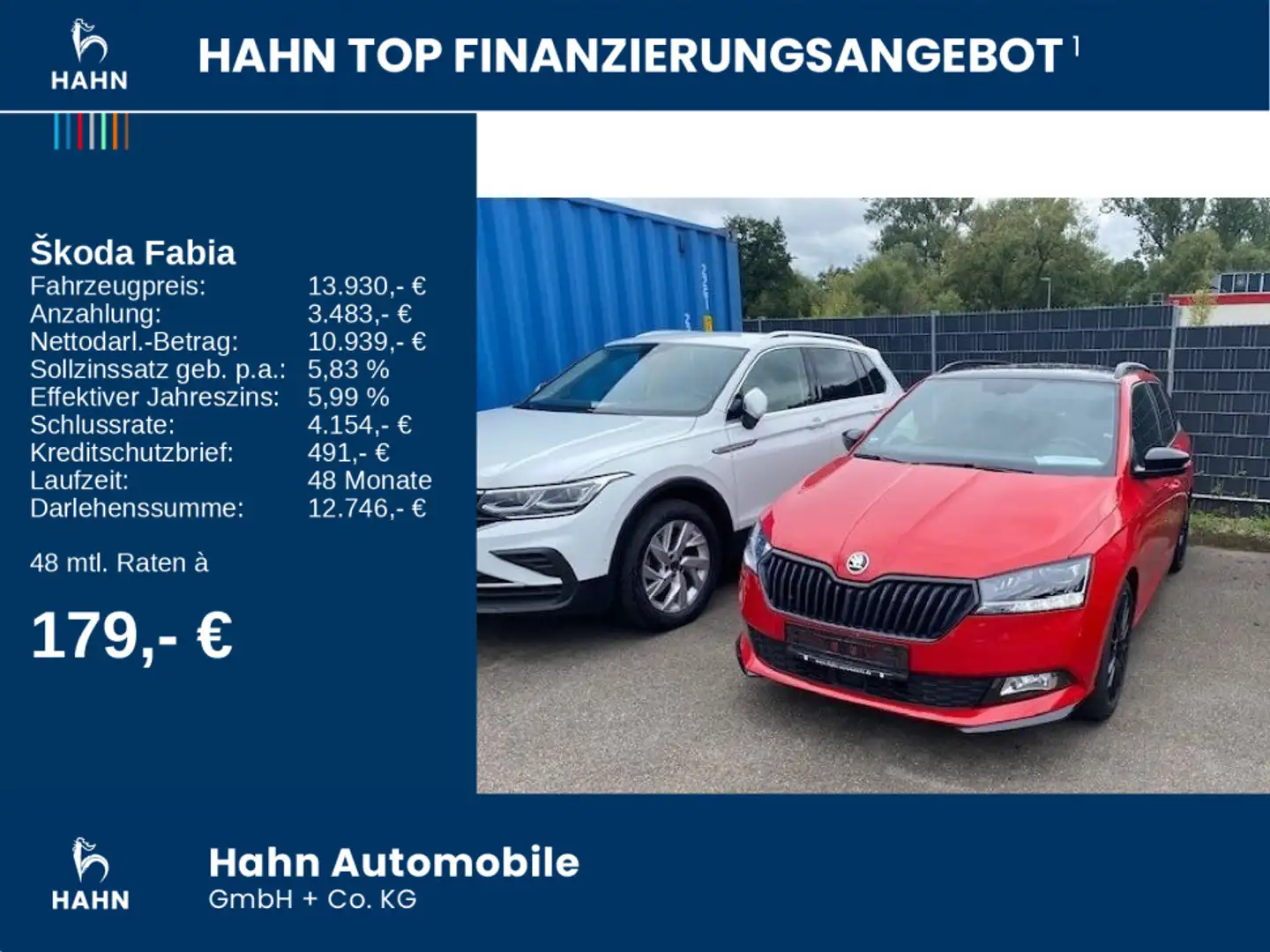 Skoda Fabia Combi 1.0 TSI Monte Carlo Navi Pano Kamera Rot - 2