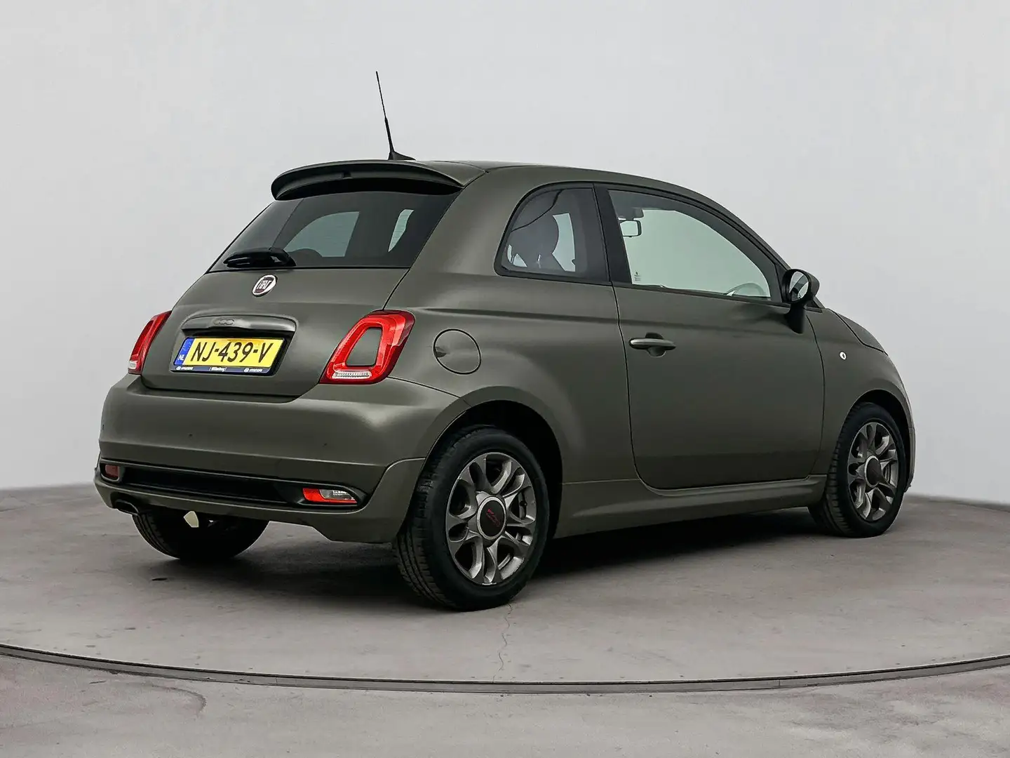 Fiat 500 80 PK TWIN AIR TURBO SPORT | NAVI | CRUISE | SCHUI Groen - 2