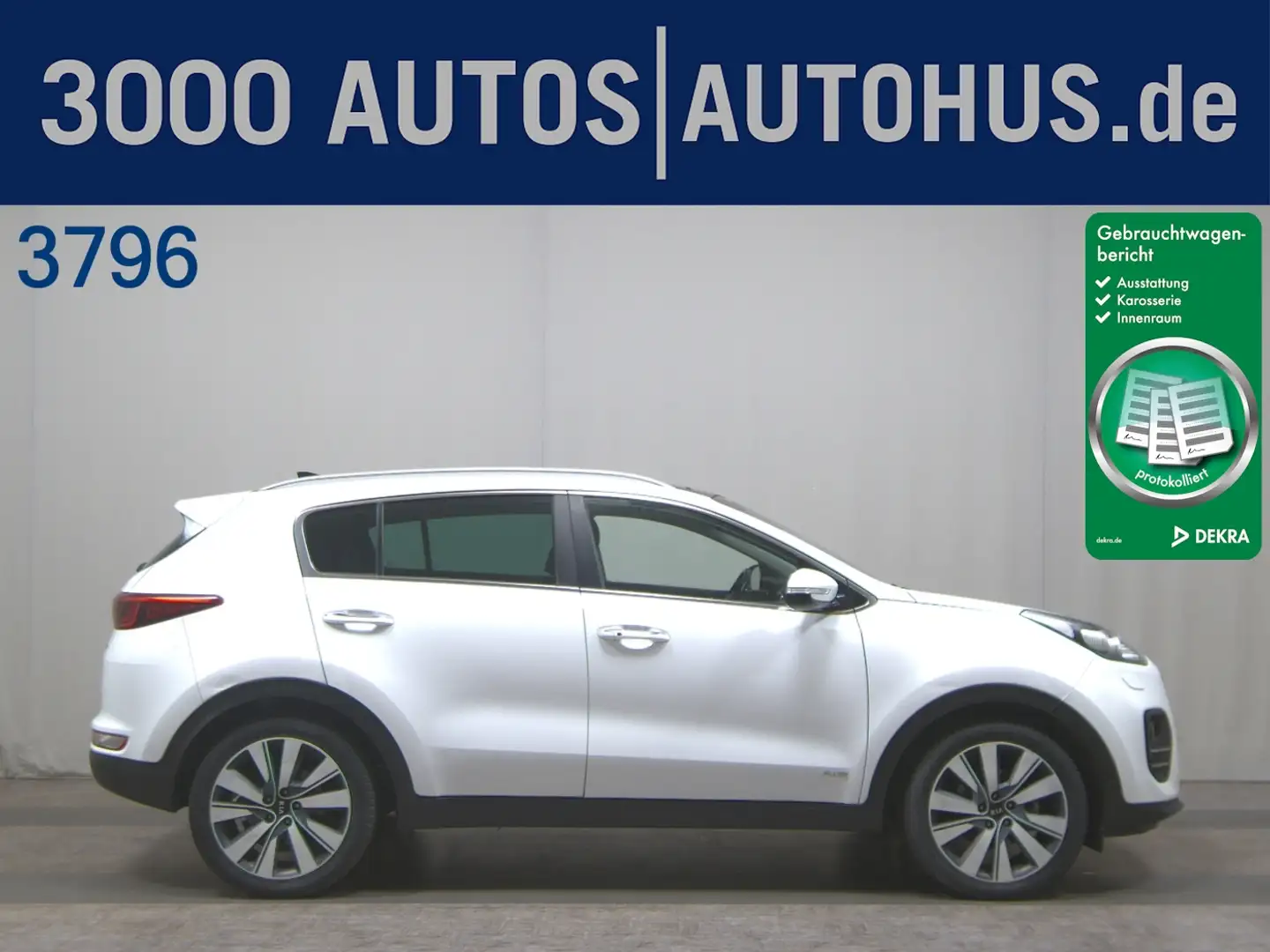 Kia Sportage 2.0 CRDI 4WD Platinum Ed. Navi Pano AHK Weiß - 1