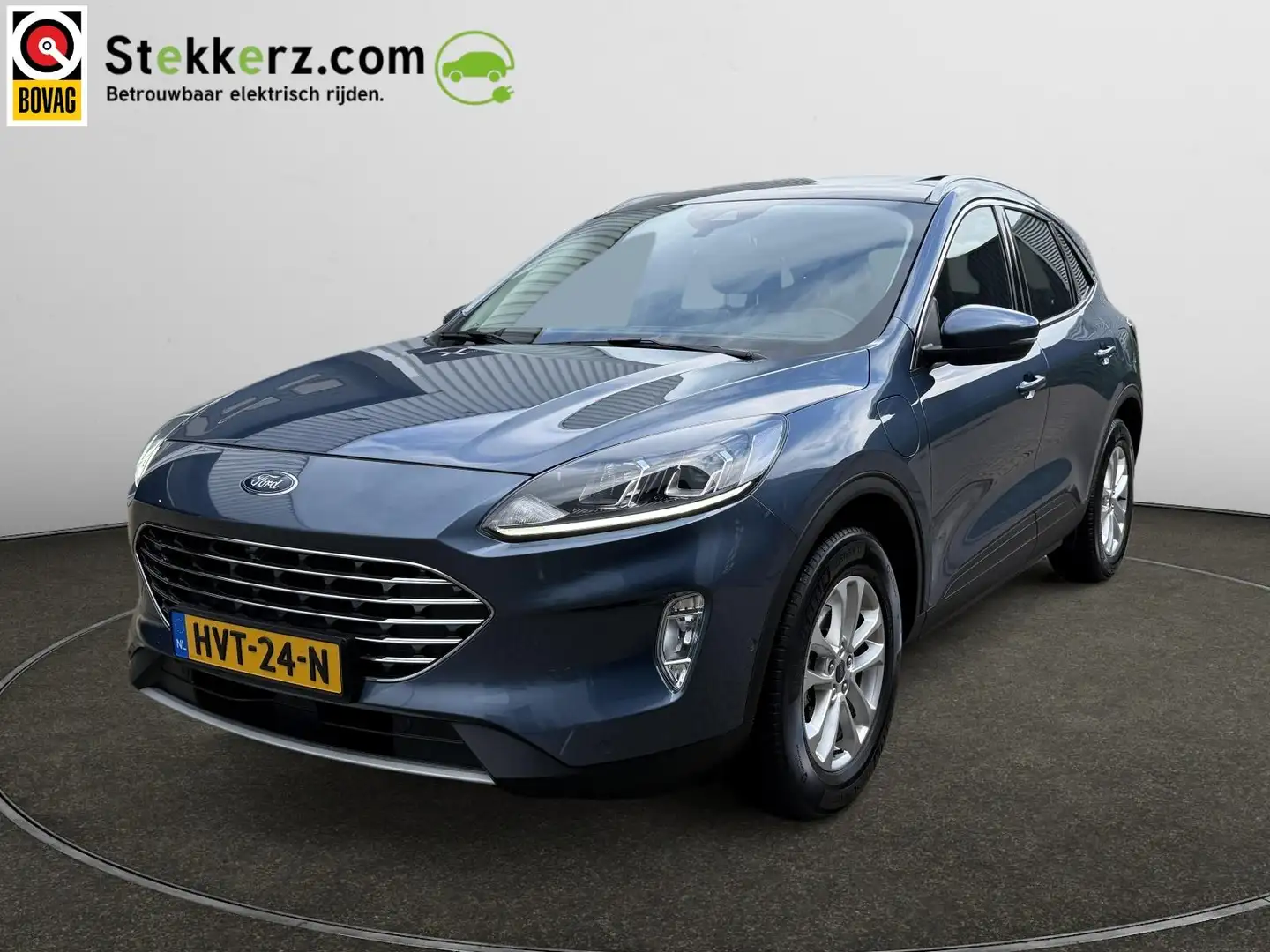 Ford Kuga 2.5 PHEV Titanium Panoramadak, Trekhaak Blauw - 1