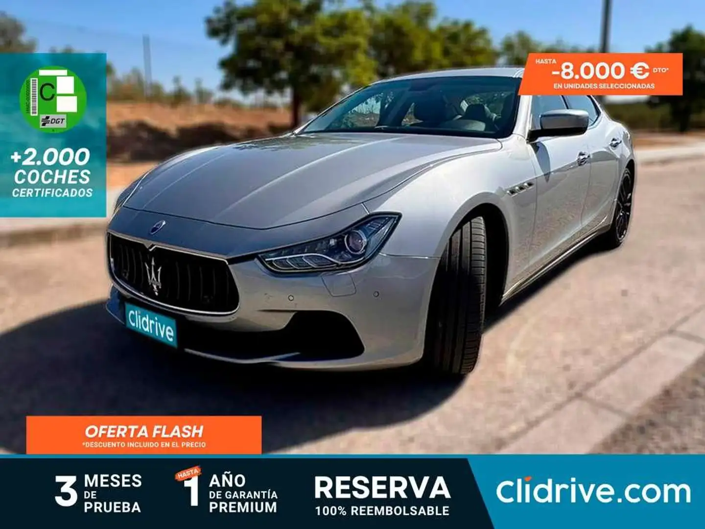 Maserati Ghibli S Q4 3.0 V6 BT 410cv AWD Gris - 1