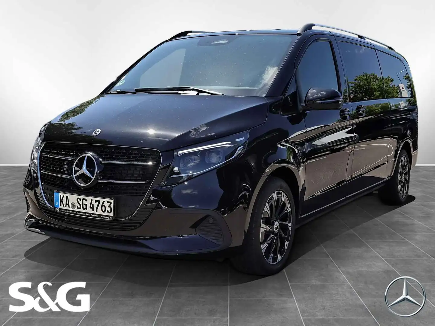 Mercedes-Benz V 250 d STYLE lang AHK+MBUX+Arimatic+Burmester Schwarz - 1