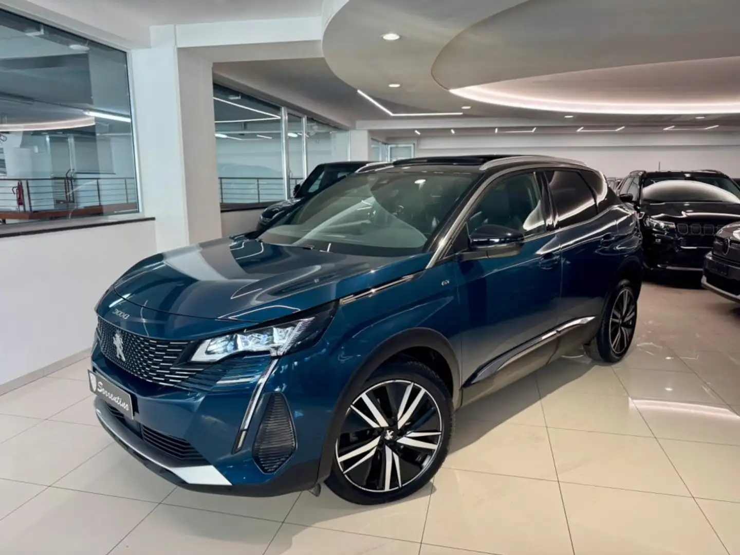 Peugeot 3008 BlueHDi 130 S&S EAT8 GT Pack + TETTO Blu/Azzurro - 1