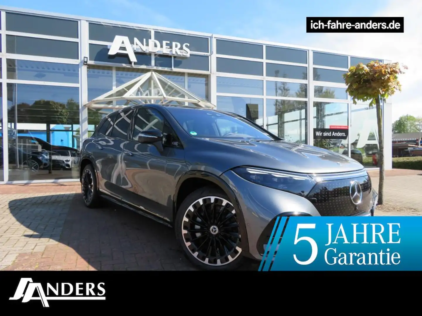 Mercedes-Benz EQS SUV AMG+Hyperscreen+Pano.+HuD+HA-Lenk. Gris - 1