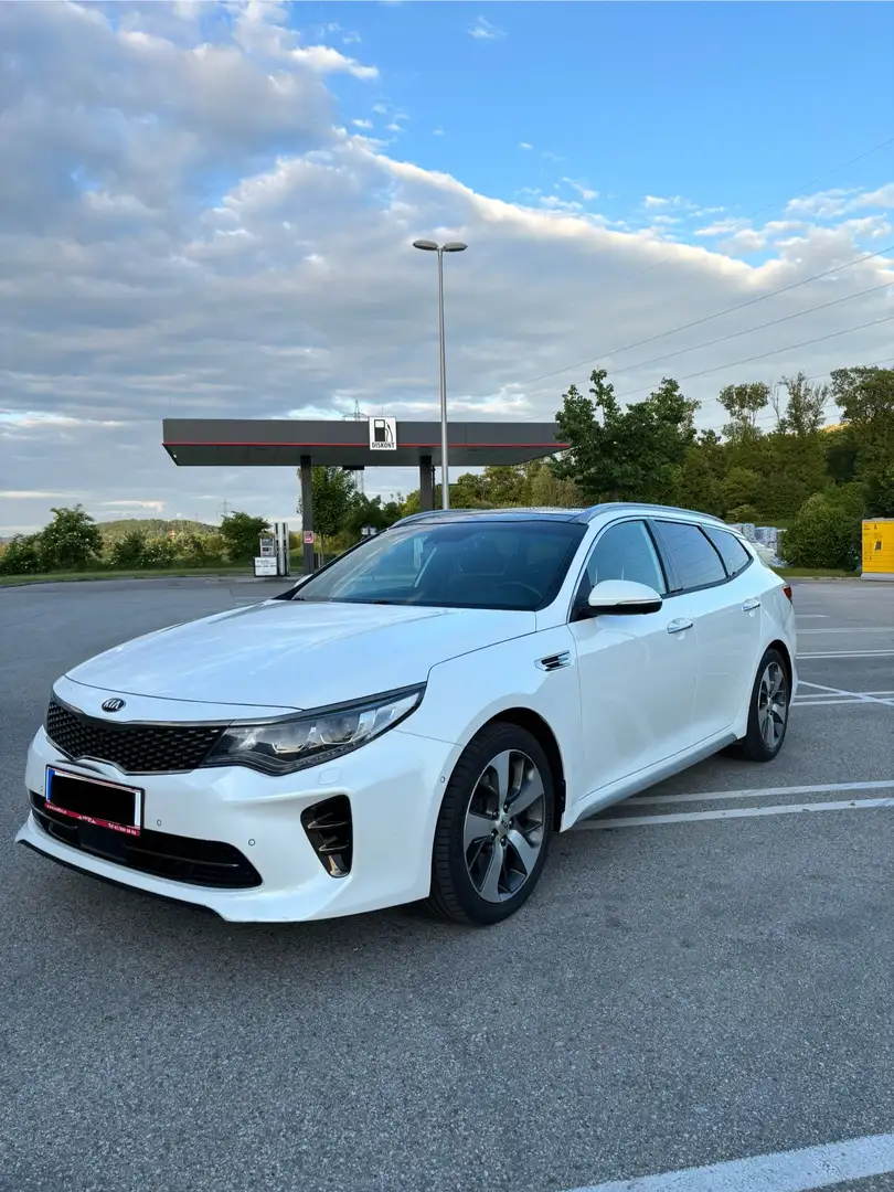 Kia Optima Wagon 1,7 CRDi ISG GT-Line DCT Weiß - 1