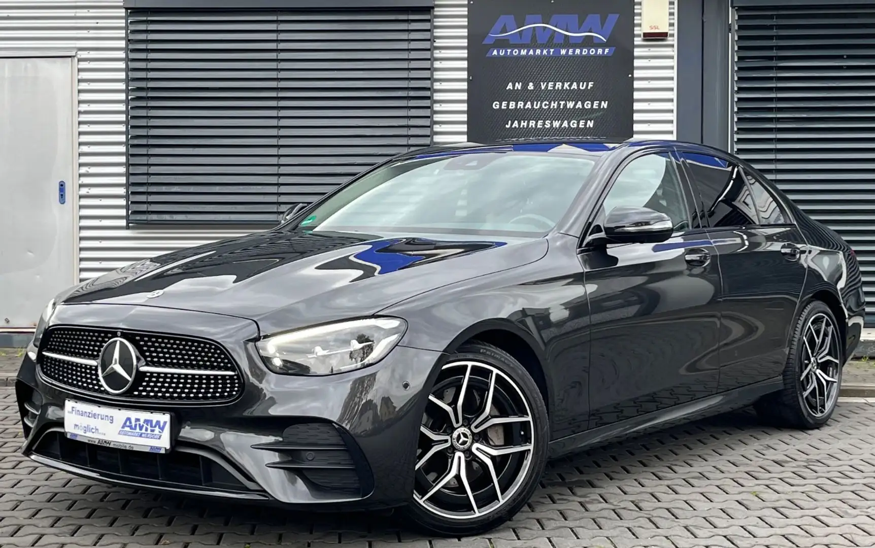 Mercedes-Benz E 220 d AMG Night*LED*SPUR*360°Kamera*AHK*BURMES Grau - 2