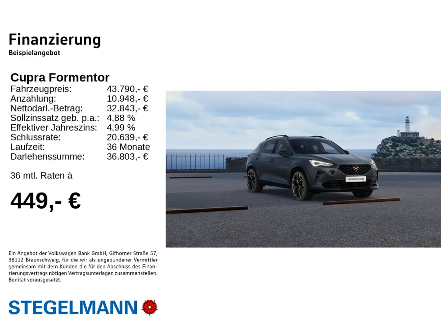 CUPRA Formentor VZ5 2.5 TSI DSG ABT 450 PS *LED*Navi*A Gris - 2