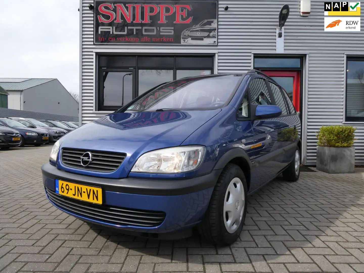Opel Zafira 1.6-16V Comfort -AIRCO-7 PERSOONS-CRUISECONTROL-TR Blauw - 1