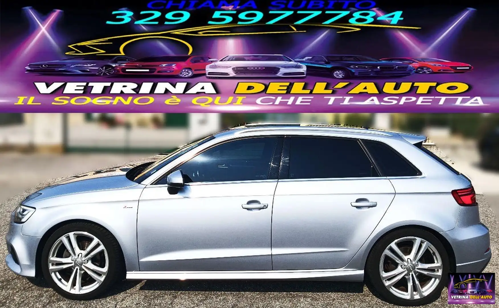 Audi A3 1.5 TFSI COD S tronic Sport Grijs - 2