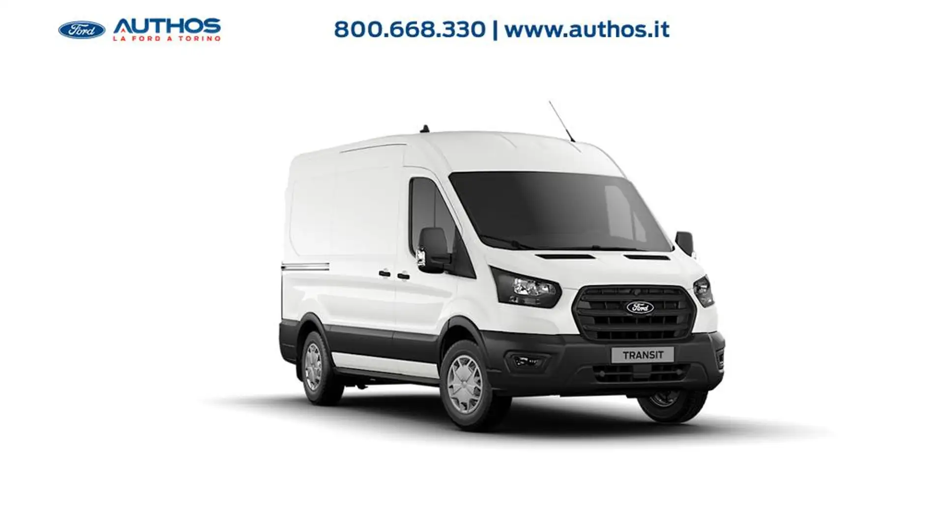Ford Transit 350 tr.post. 2.0 tdci MHEV 130cv trend L2 r.sing. Blanco - 1