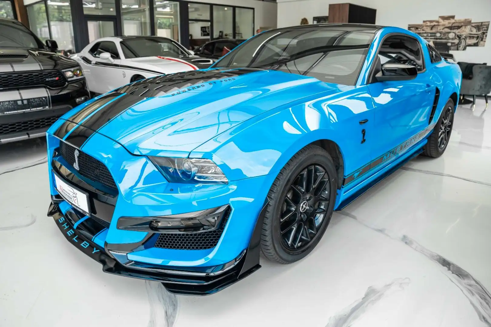 Ford Mustang 3,7 GT500 Shelby LEDER XENON CARBON Blau - 1
