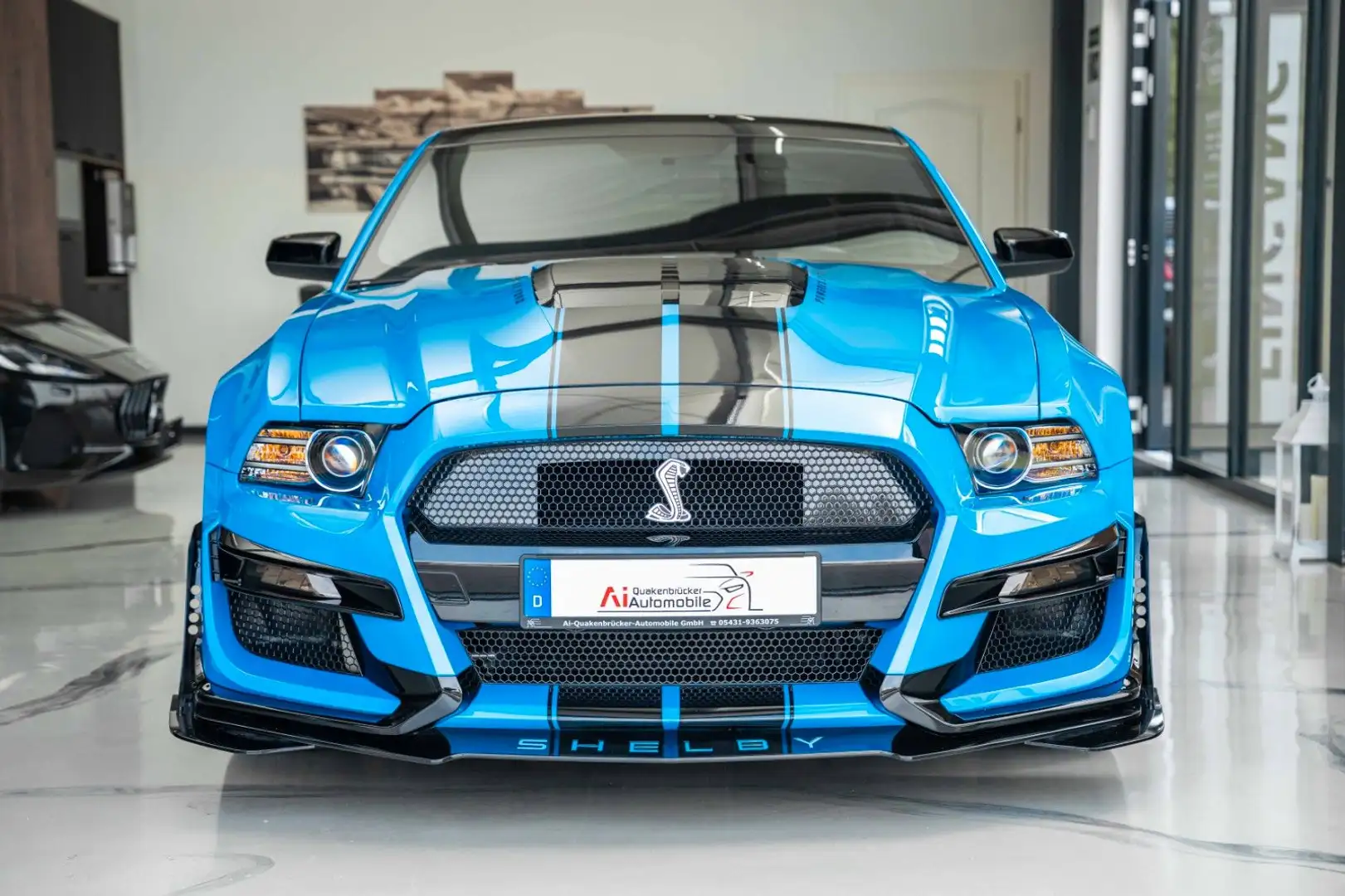 Ford Mustang 3,7 GT500 Shelby LEDER XENON CARBON Blau - 2