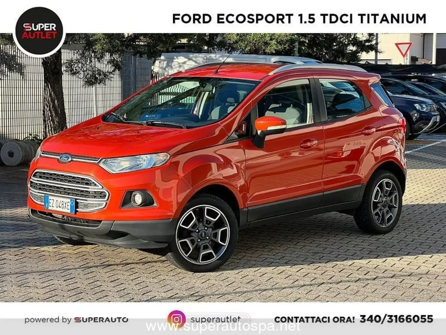 Ford EcoSport 1.5 TDCi Titanium Pomarańczowy - 1