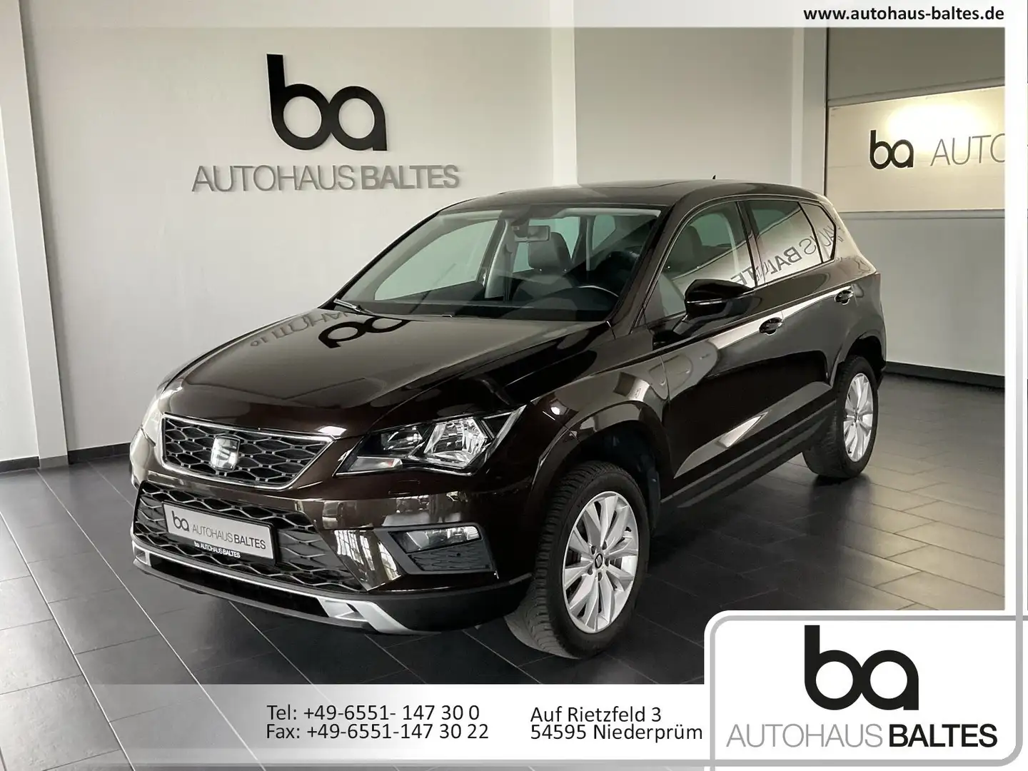SEAT Ateca Ateca 1.0 TSI Style Navi/GSD/AAC/Kam/SH/Multi/AHK Braun - 1