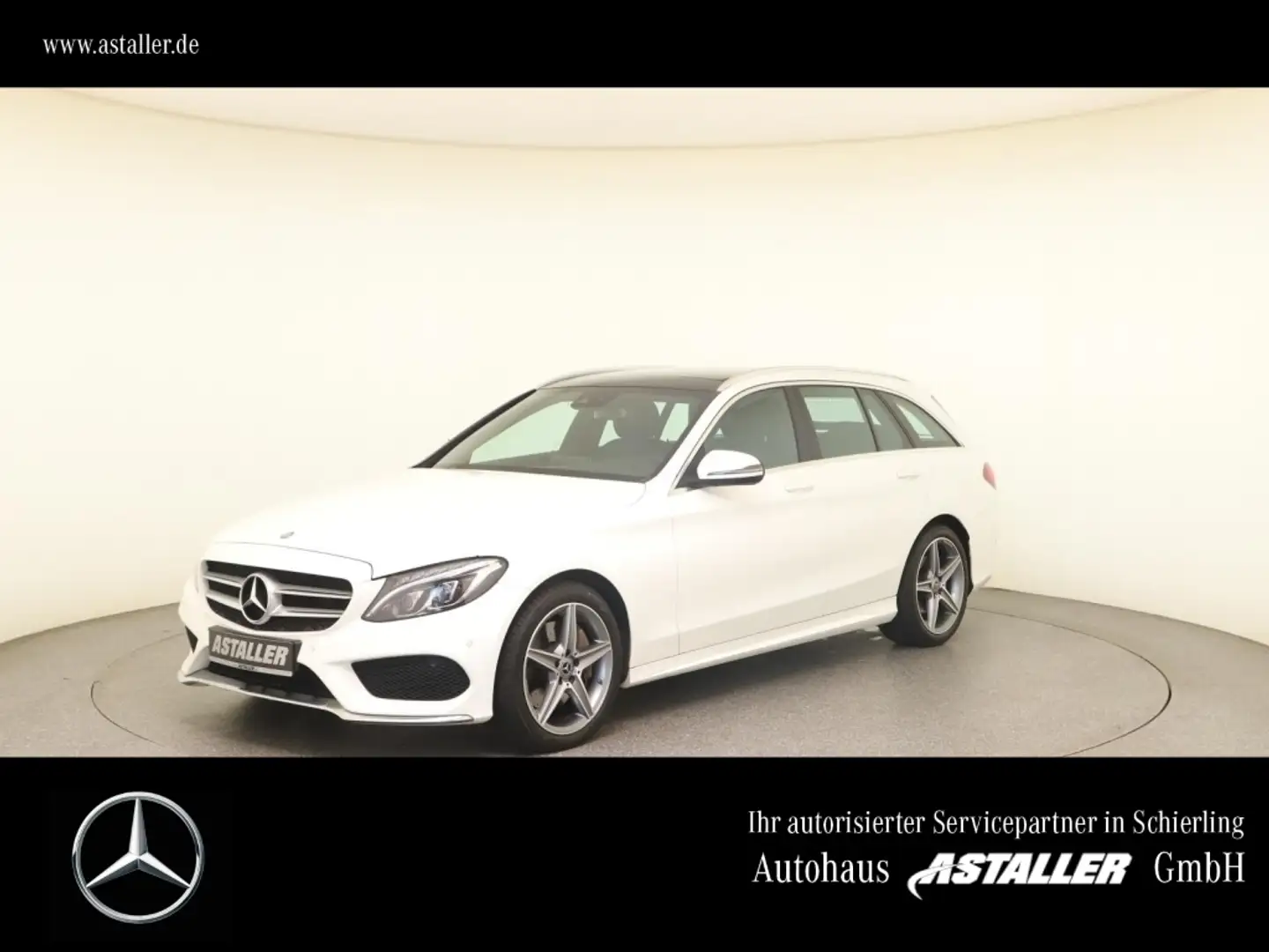 Mercedes-Benz C 400 T 4M AMG Line 2x Navi+LED+AHK+MEMORY+PANO Wit - 1