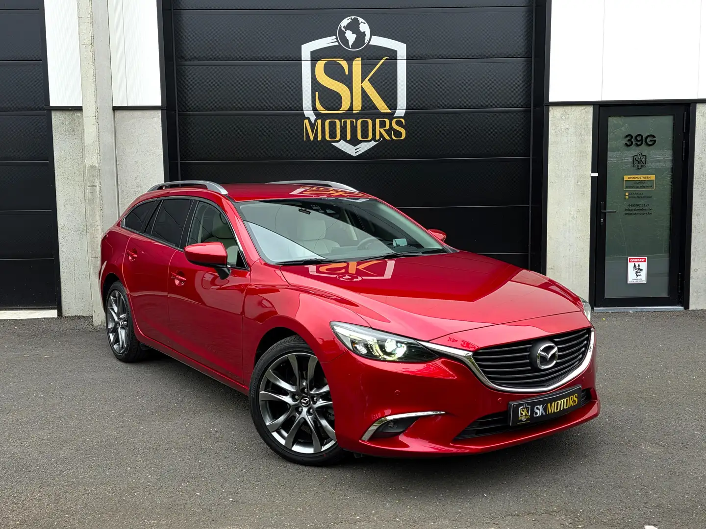 Mazda 6 2.0i NIEUWSTAAT Facelift Bose HUD Memory Leder LED Rouge - 1