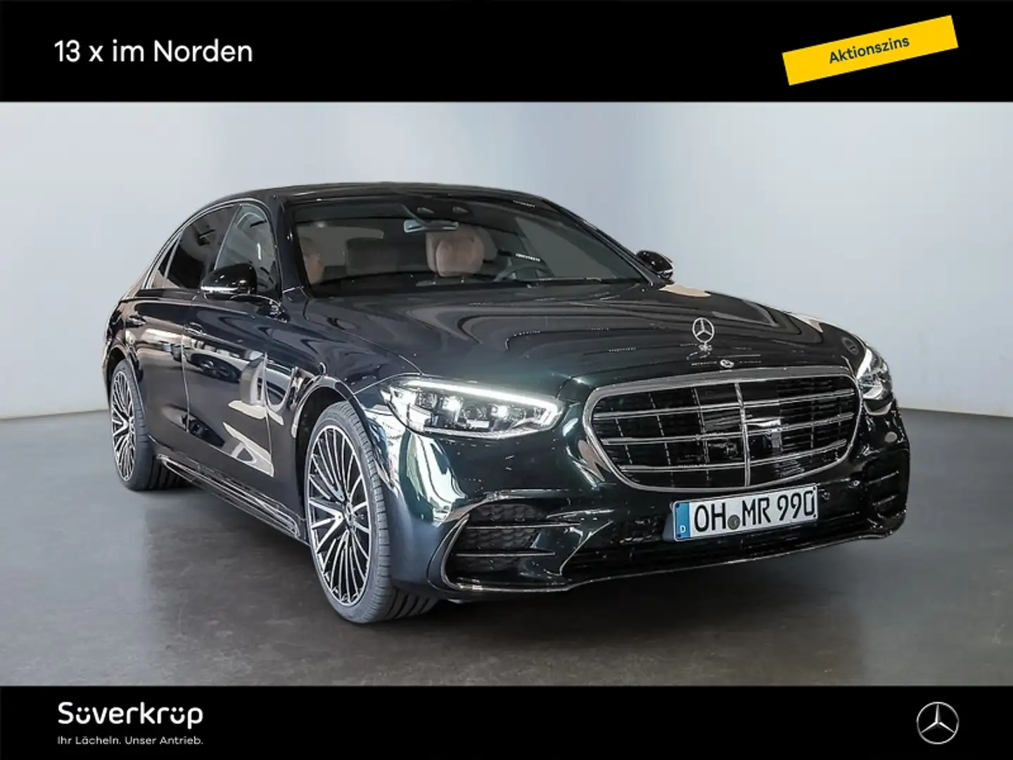 Mercedes-Benz S 450 d 4MATIC Limousine Langversion AMG BURM Vert - 1