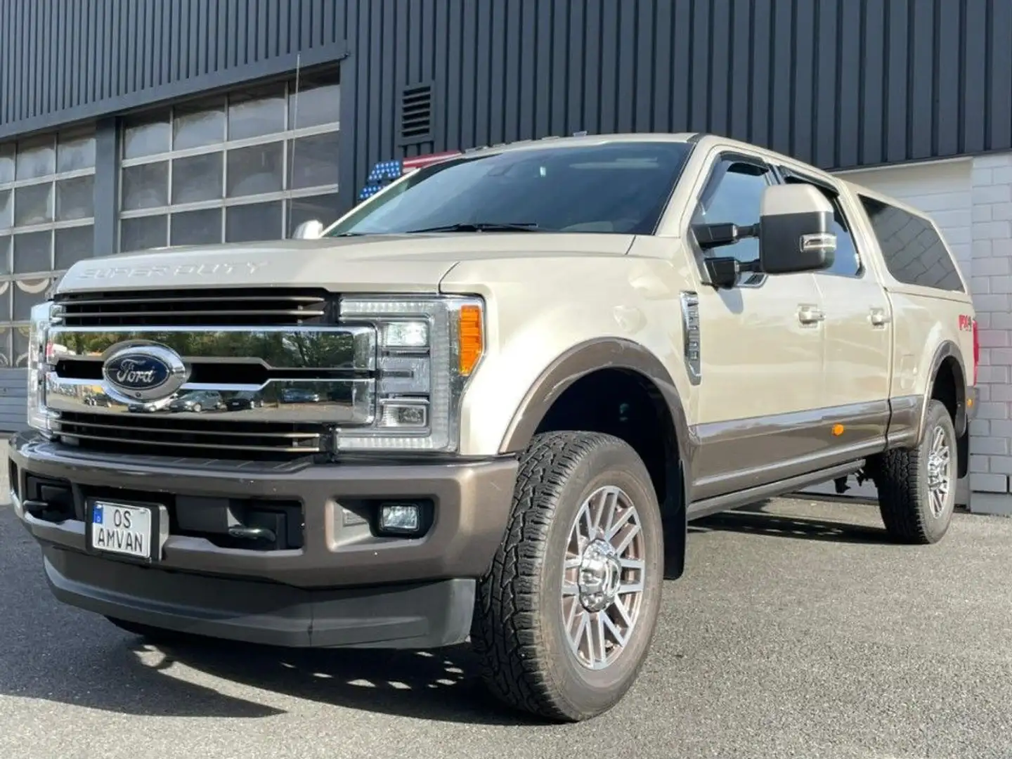 Ford F 250 6.2 SuperDuty Pano Standh KingRanch Goud - 1