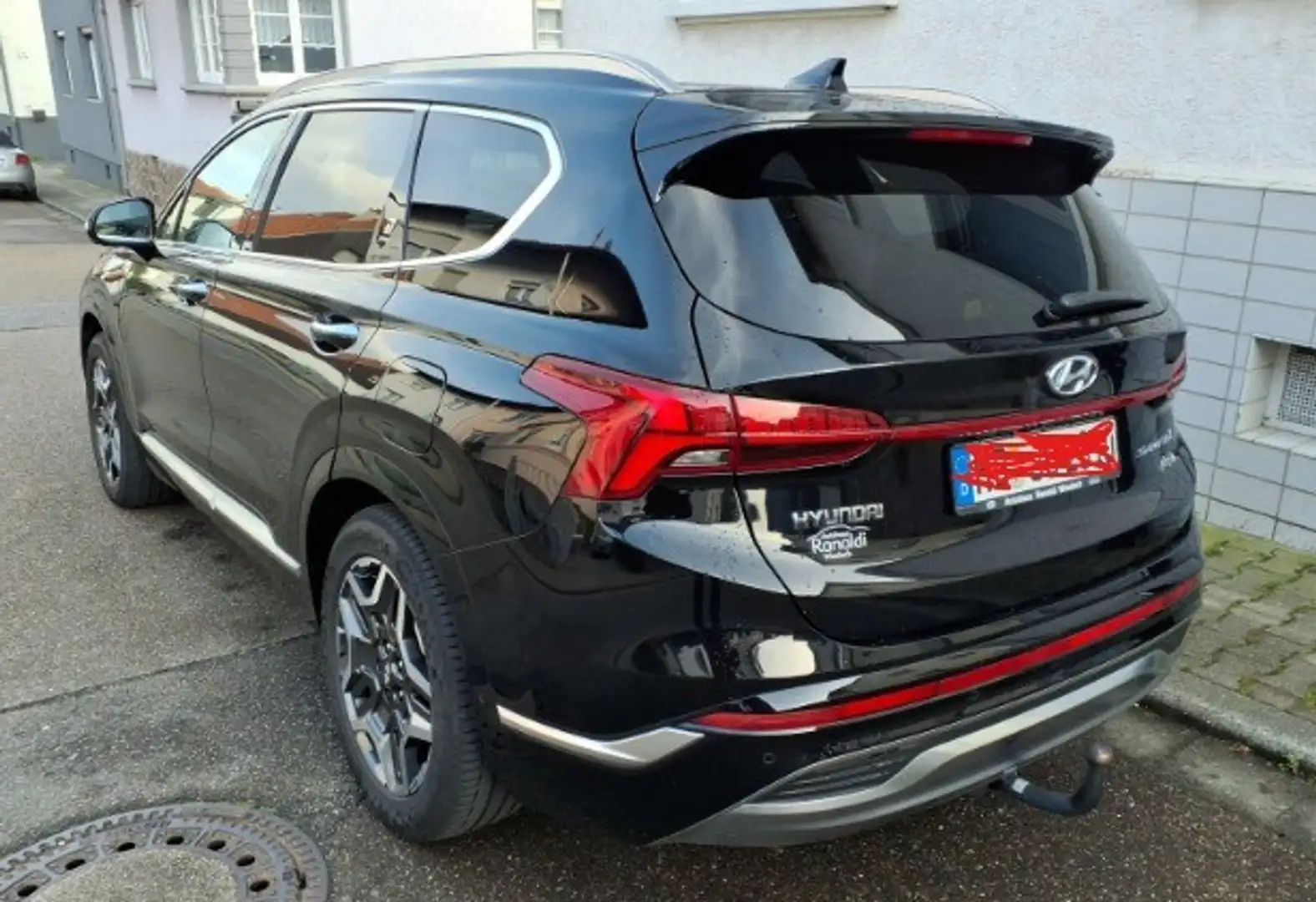 Hyundai SANTA FE Signature*Plug-In*4WD*Pano*AHK*360cam* Noir - 2