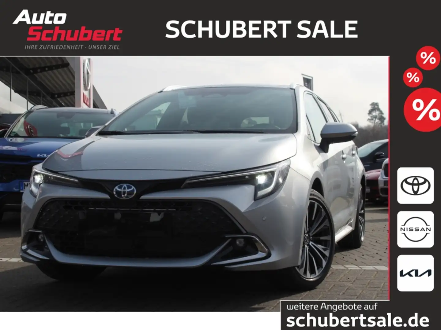 Toyota Corolla 1.8 Hybrid TS Team D+NAVI+LED+AppleCarPlay Android Argent - 1