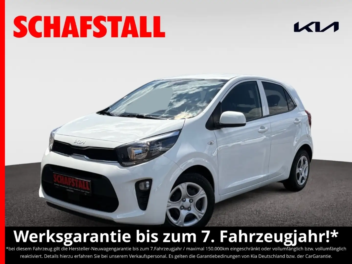 Kia Picanto 1.0 Vision Automatik Navi Kamera  Allwetter Bianco - 1
