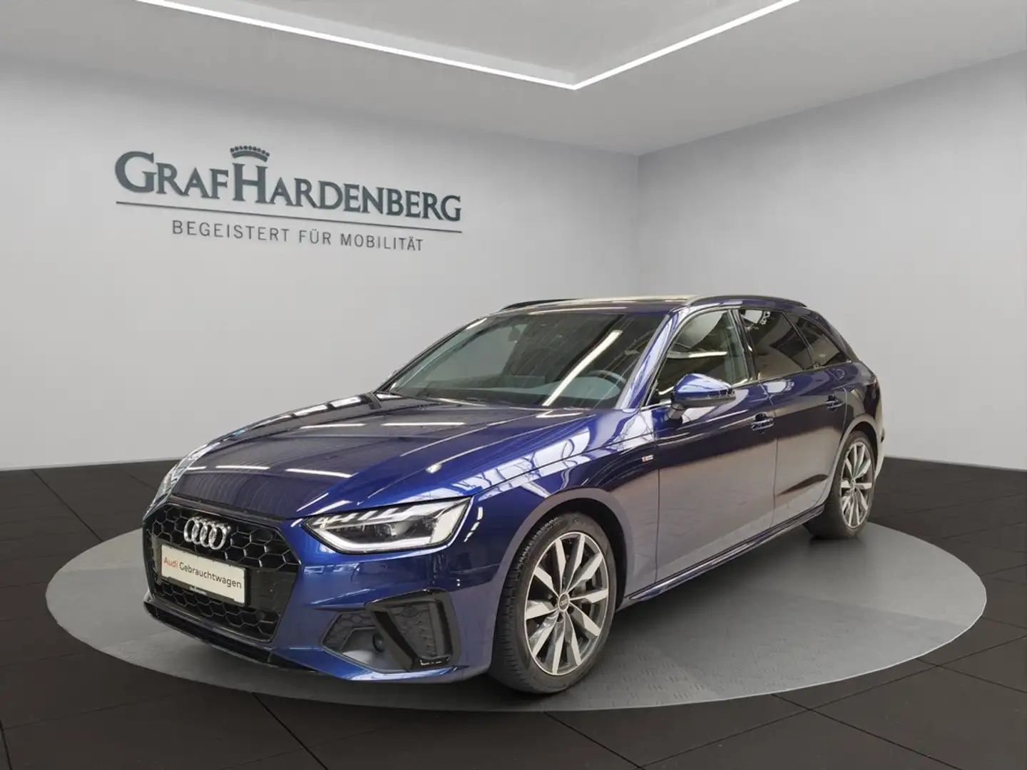 Audi A4 Avant 40 TDI S tronic S Line Matrix Pano Blau - 1