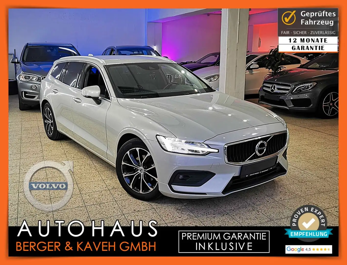 Volvo V60 MOMENTUM | LED | LEDER + [12M GARANTIE] Grau - 1