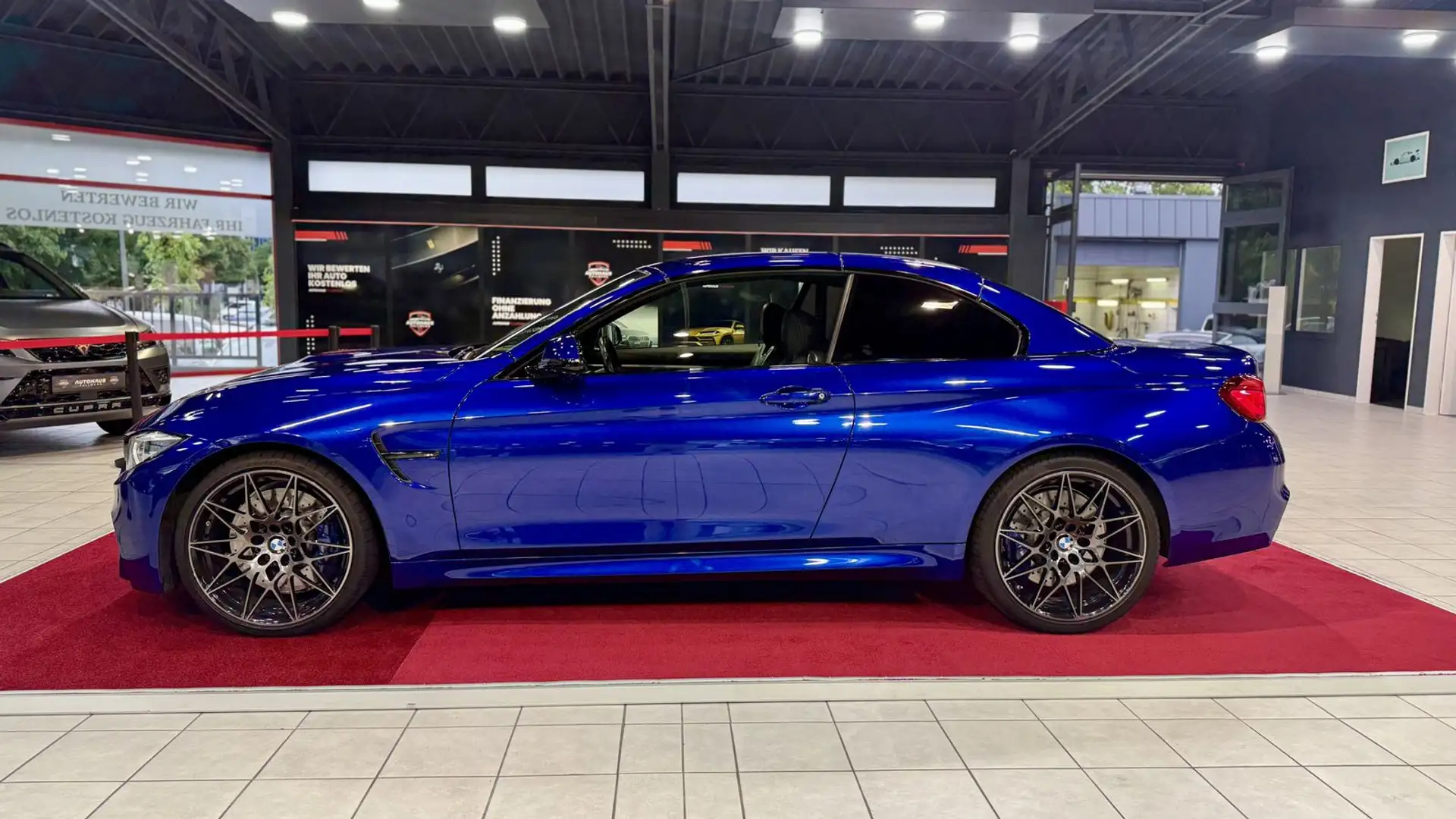 BMW M4 Competition Cabrio +HARMAN/KARDON+RÜCKFAHR.+ Bleu - 2