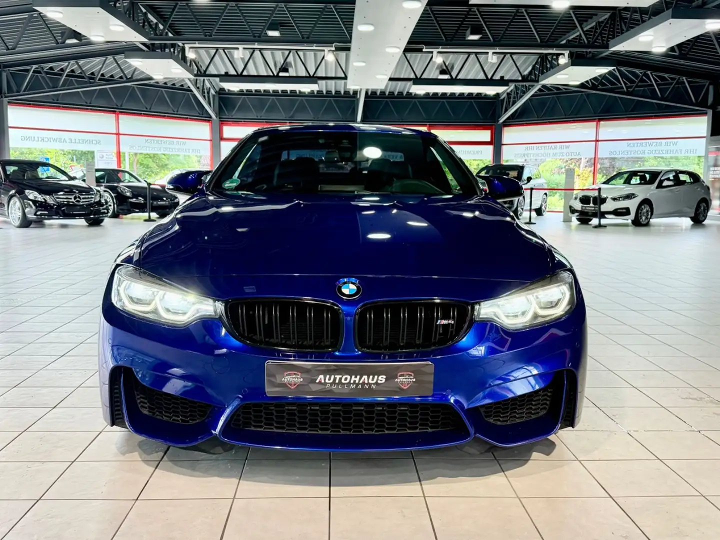 BMW M4 Cabrio +HUD+HARMAN/KARDON+RÜCKFAHR+LENKRADHZ+ Blau - 2