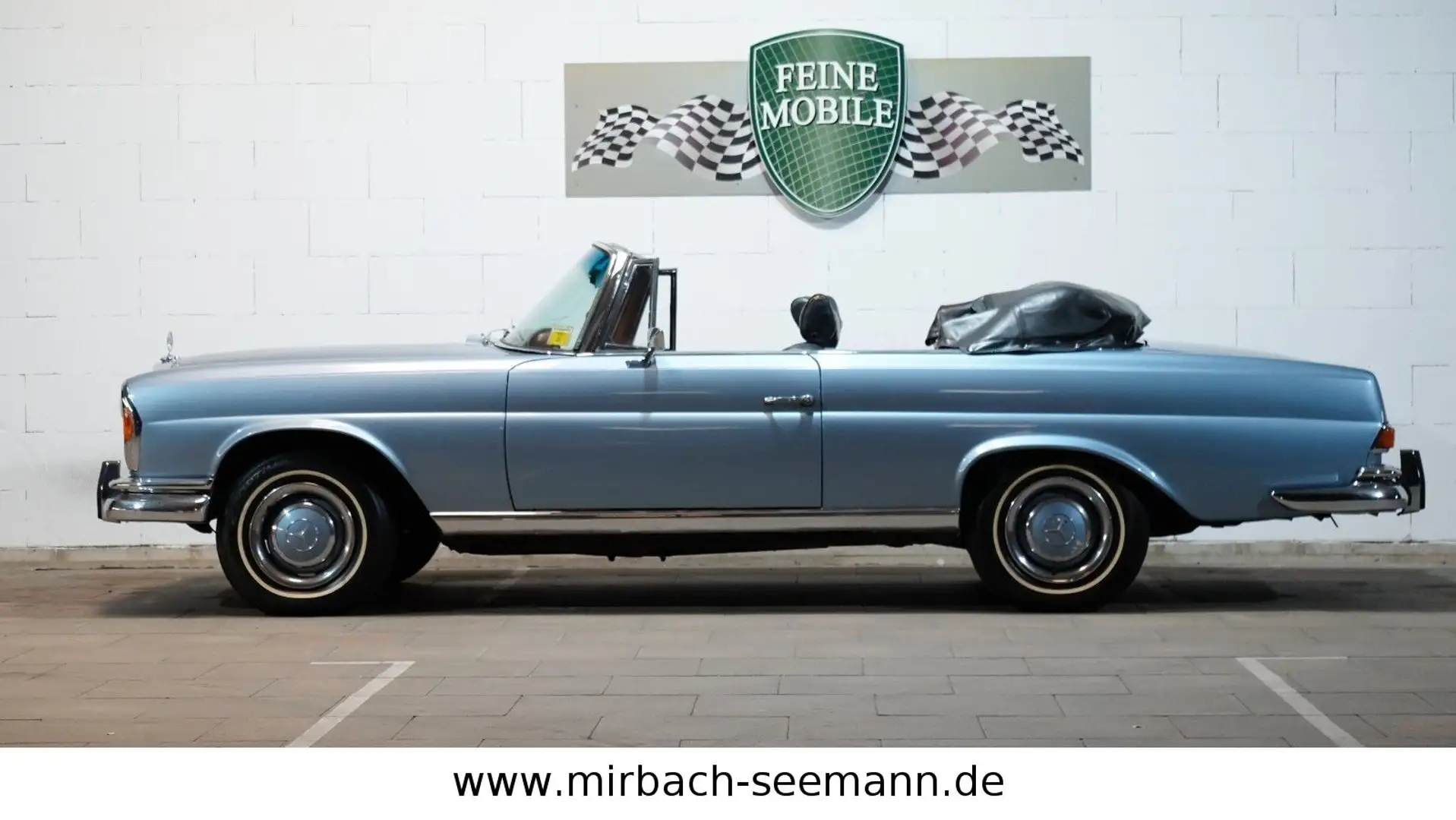 Mercedes-Benz 220 SE Cabrio, traumhafte Farbkombination Kék - 2