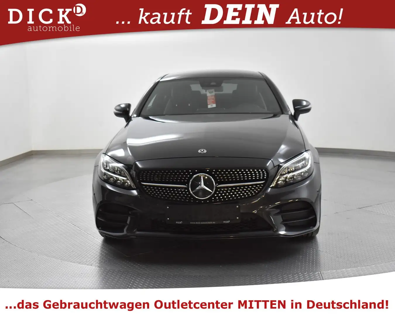 Mercedes-Benz C 200 Coupe 2X AMG Line NIGHT+WIDES+LED+KAM+ACC+ Grün - 2