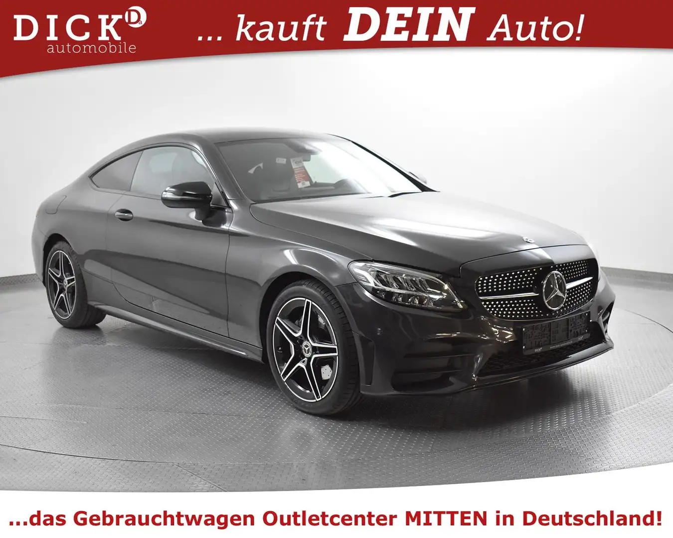Mercedes-Benz C 200 Coupe 2X AMG Line NIGHT+WIDES+LED+KAM+ACC+ Grün - 1