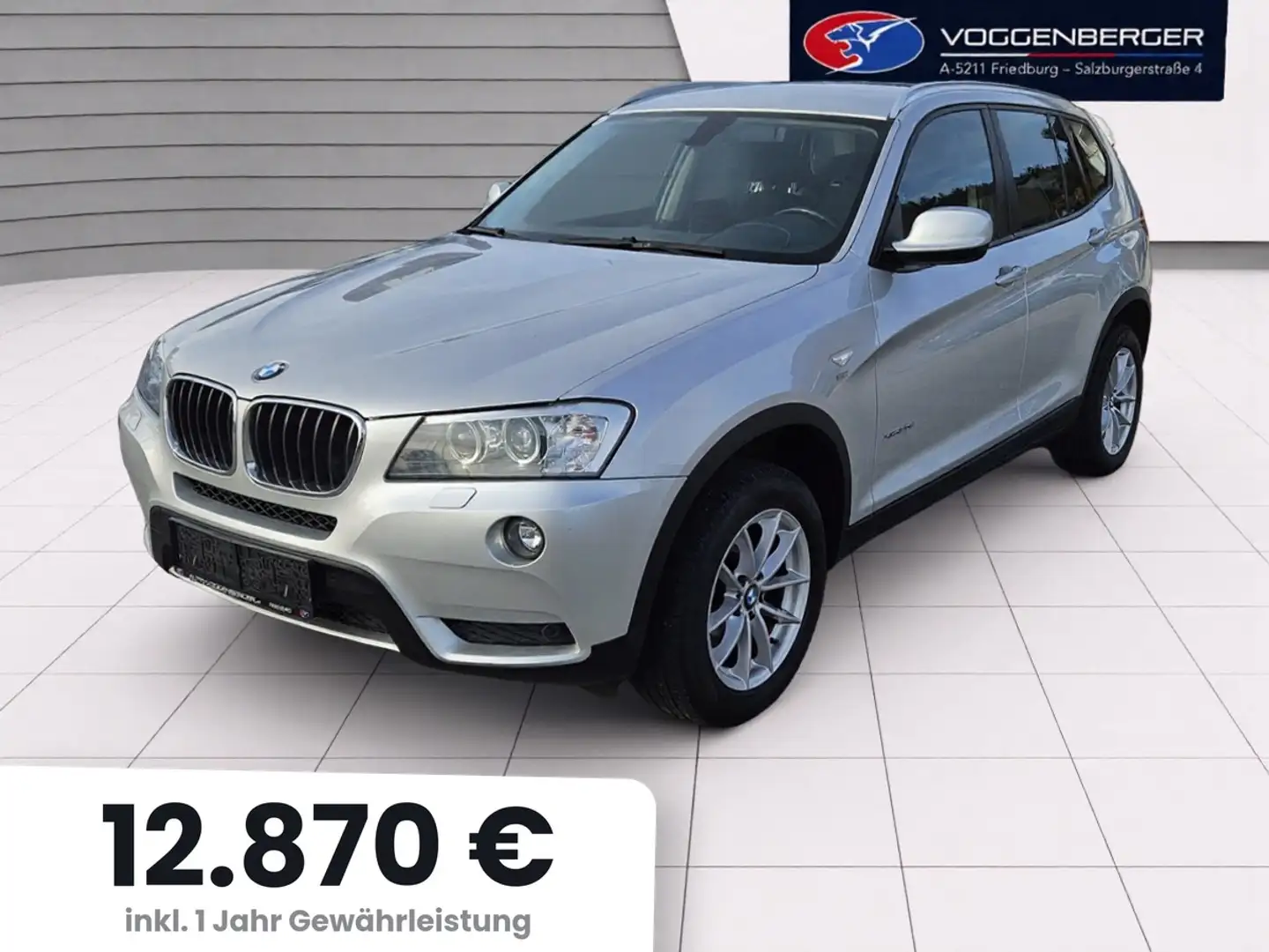 BMW X3 x20d Ö Paket Xenon Navi Sitzheizung Silber - 1