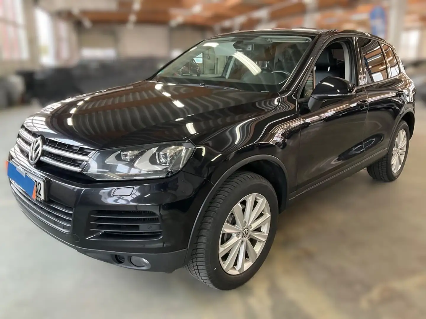 Volkswagen Touareg V6 TDI BMT Ratenzahlung ohne Bank+Tüv Neu Schwarz - 1