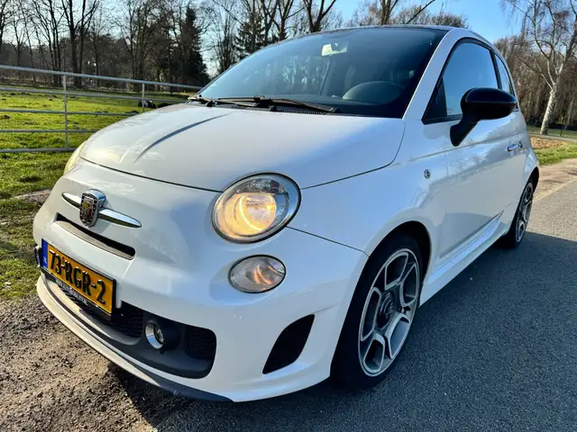 Fiat 500 Abarth 1.4-16V dealer onderh. cruise control, panodak