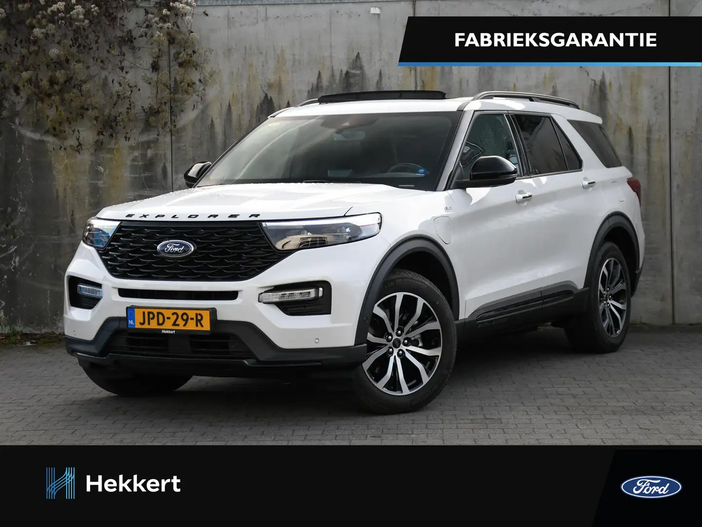 Ford Explorer ST-Line 3.0 V6 EcoBoost PHEV 457pk Automaat 7-Pers Blanc - 1