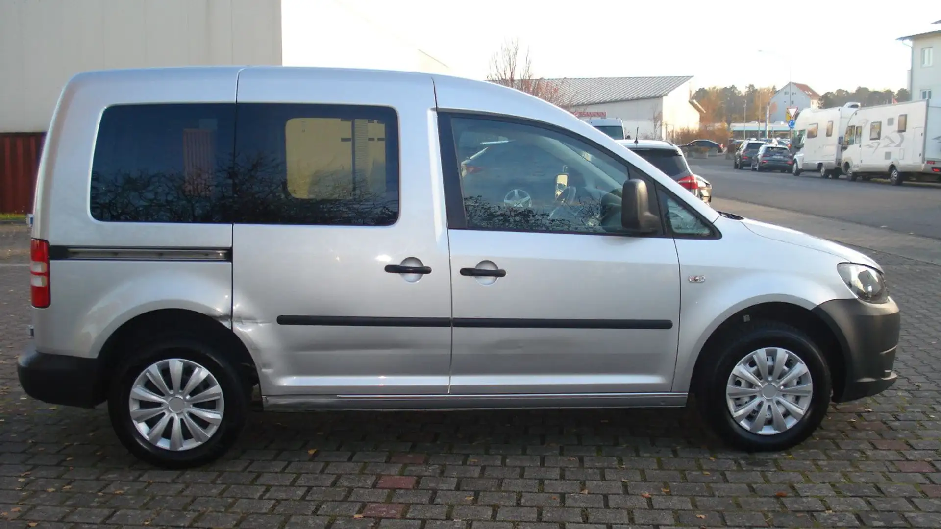 Volkswagen Caddy Kasten/Kombi.SILBER!KLIMA! VAVI! EU5! TÜV! Silber - 2