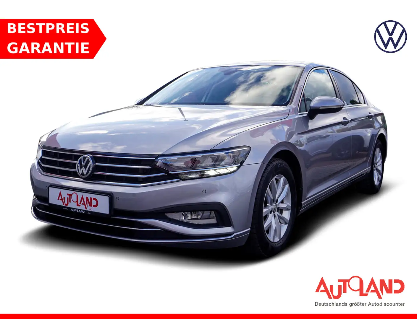 Volkswagen Passat 2.0 TDI Basis DSG Navi LED AHK Massagesitz Gris - 1