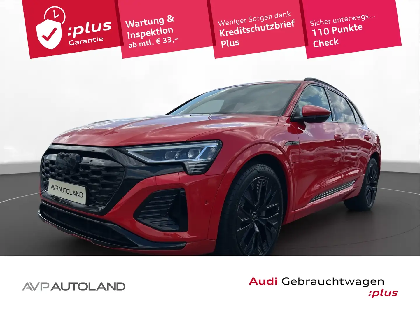 Audi Q8 e-tron 50  quattro S line | MMI NAVI PLUS | Roşu - 1