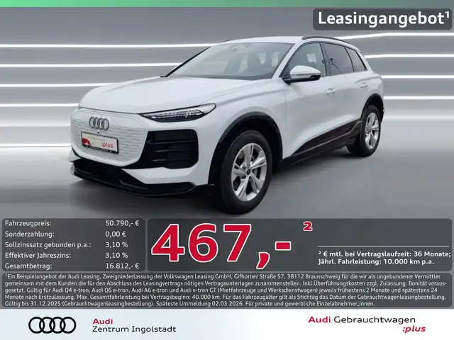 Audi Q6 e-tron TECH LED+ 19" ACC KAM.