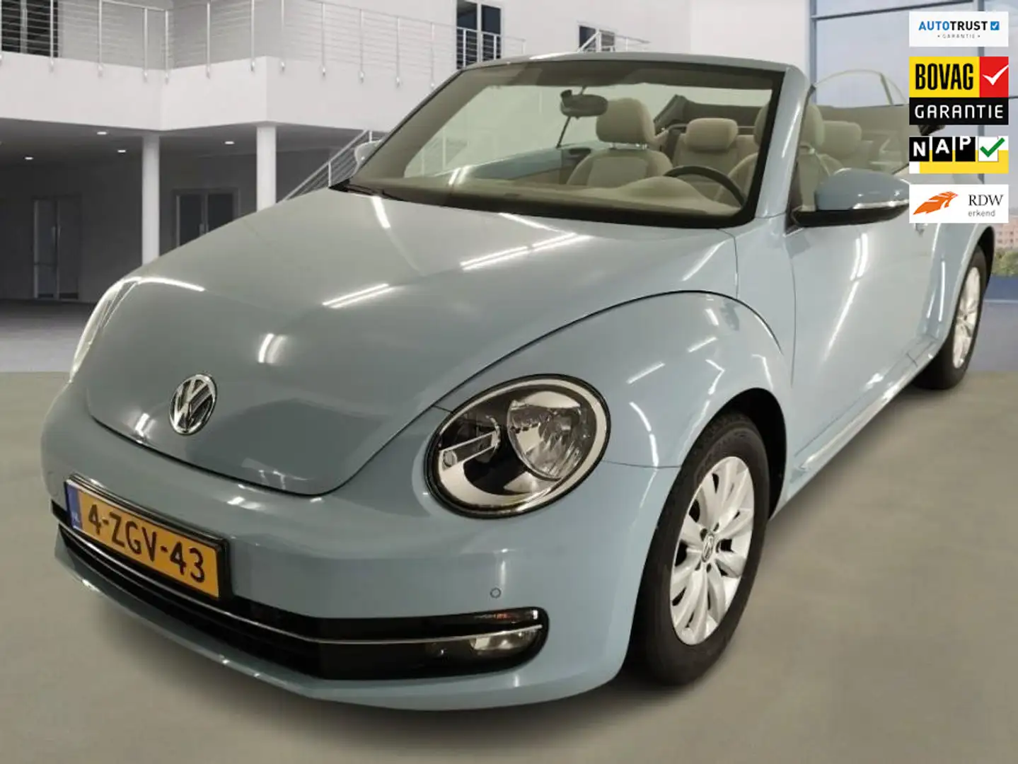 Volkswagen Beetle Cabriolet 1.2 TSI 1e Eigenaar +NAP NL-auto Bleu - 1