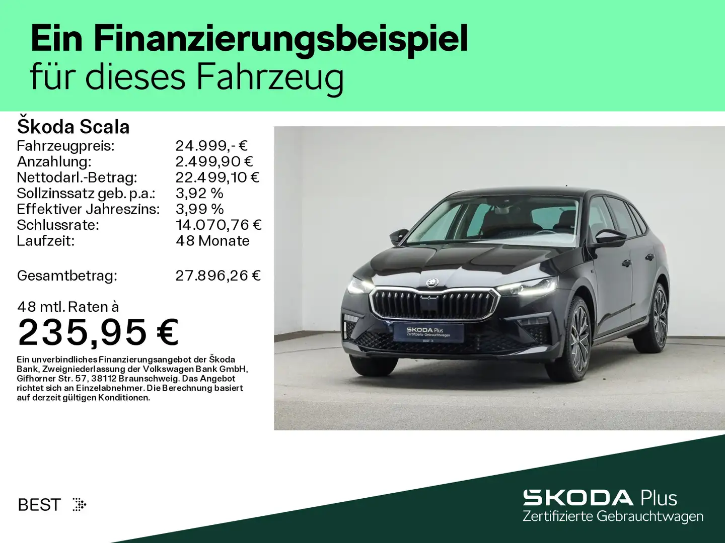 Skoda Scala 1.0 TSI DSG TOUR*MATRIX*AHK*KAMERA*PDC*NAV Schwarz - 2