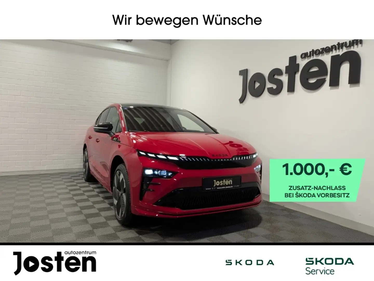 Skoda Enyaq Coupe RS Suite DCC AHK MAXX Transport 21''-LM Roşu - 1