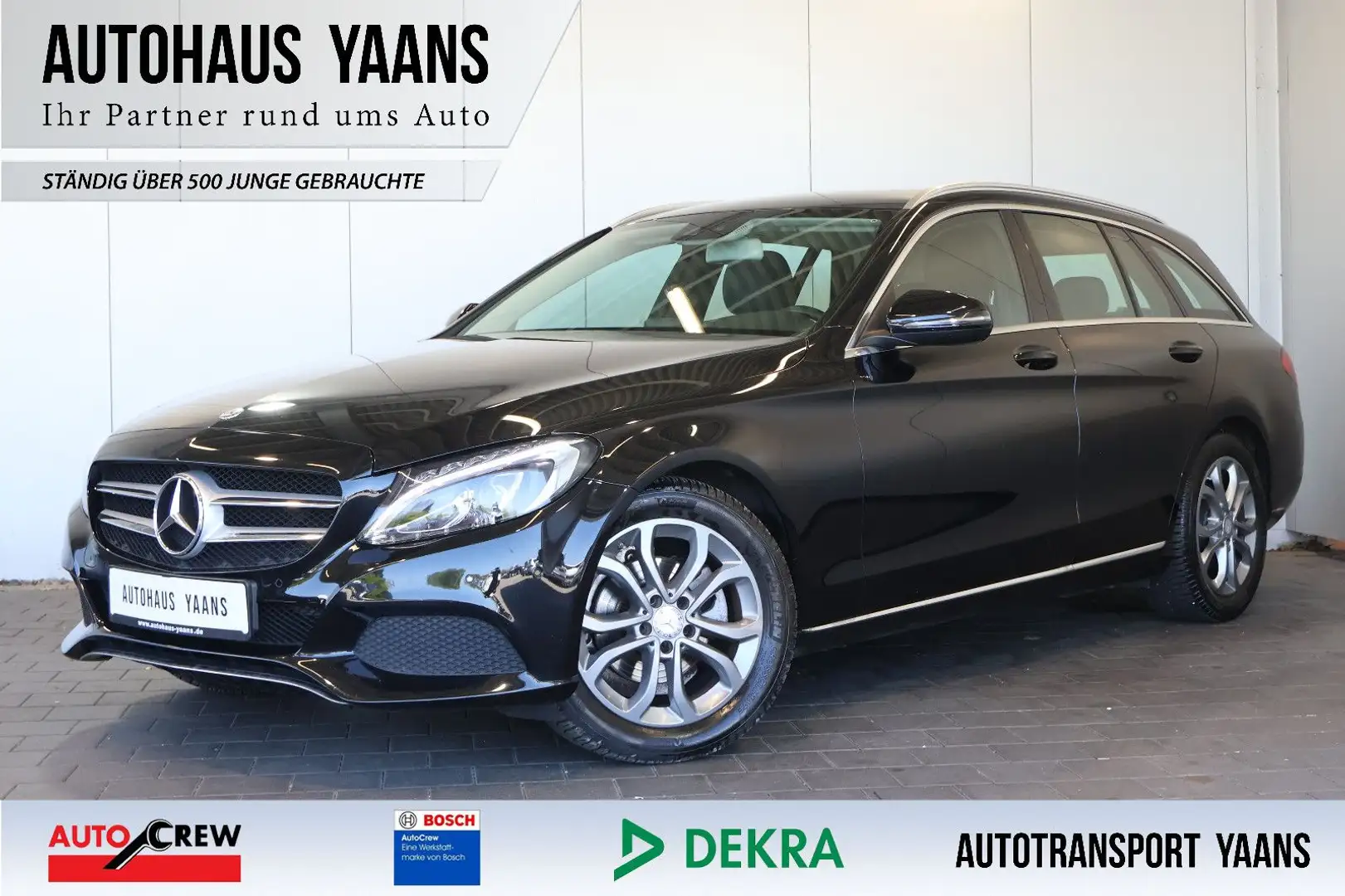 Mercedes-Benz C 180 T CGI Avantgarde NAVI+SIDE+SPUR+LED+17" Schwarz - 1
