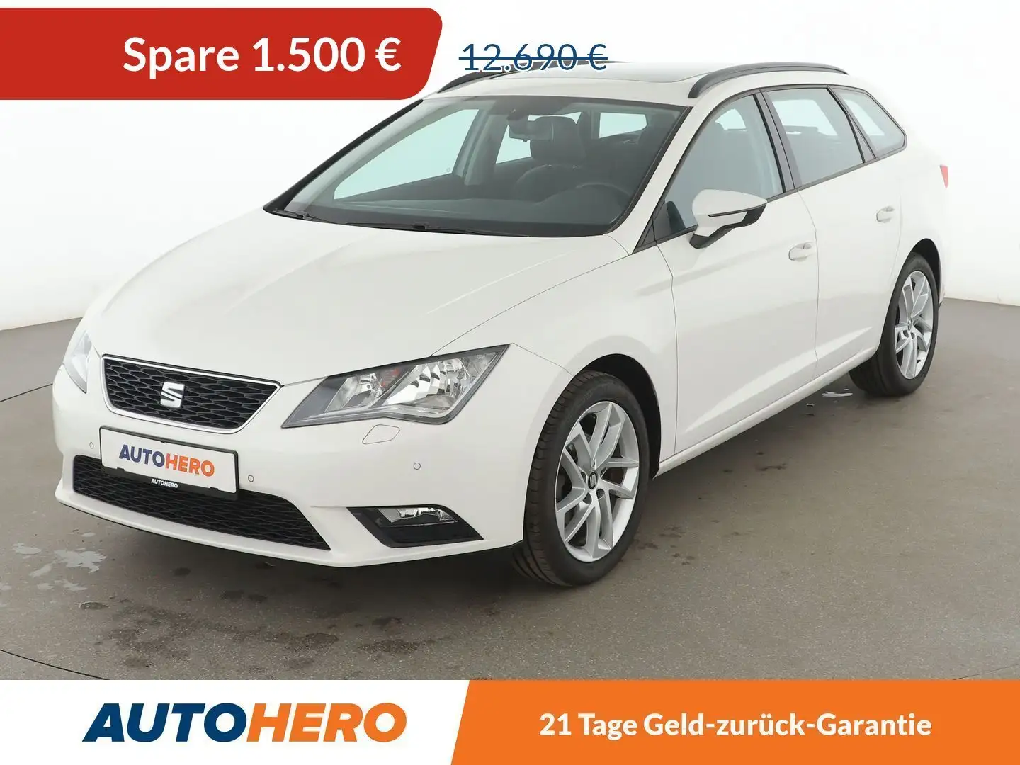SEAT Leon 1.2 TSI Style*NAVI*PDC*SHZ*TEMPO*KLIMA*PANO* Weiß - 1
