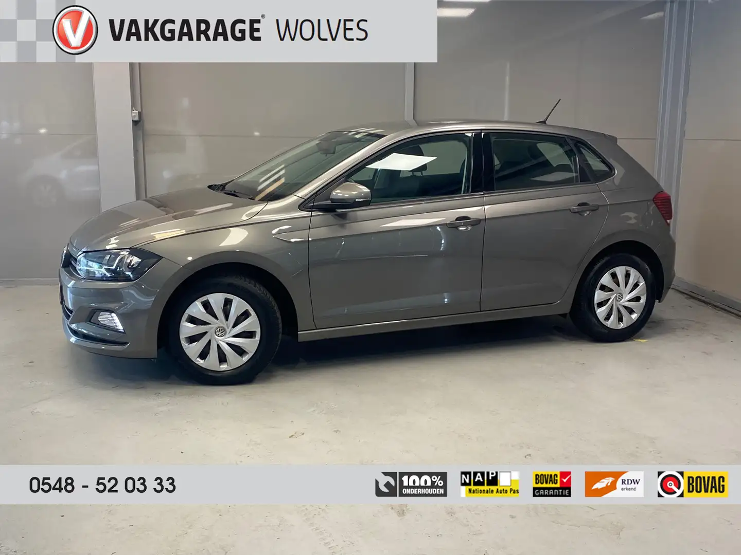 Volkswagen Polo 1.0 TSI Comfortline | NAVI | LEER | CAR- PLAY | Gris - 1